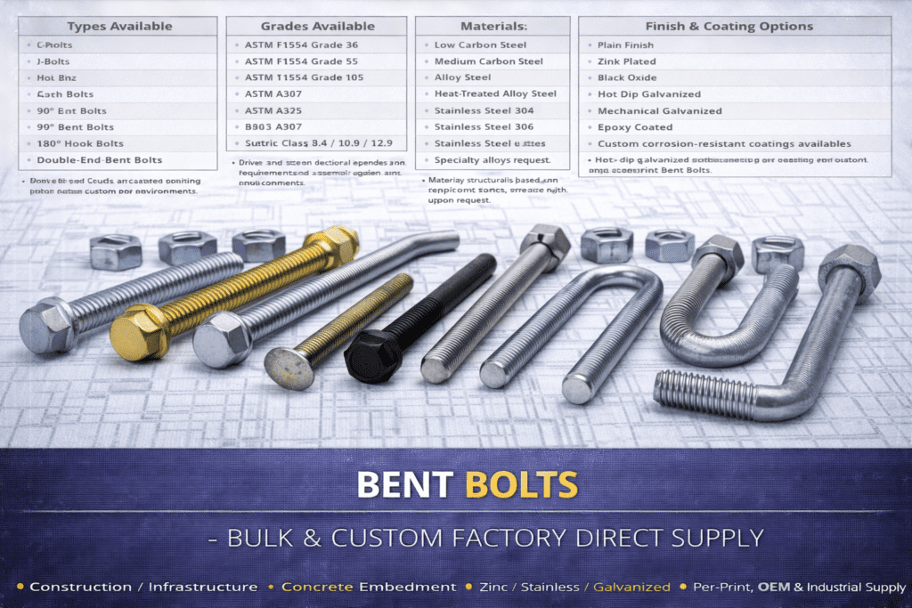 Bent bolt Supplier