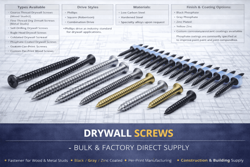 Drywall Screws Bulk Supplier