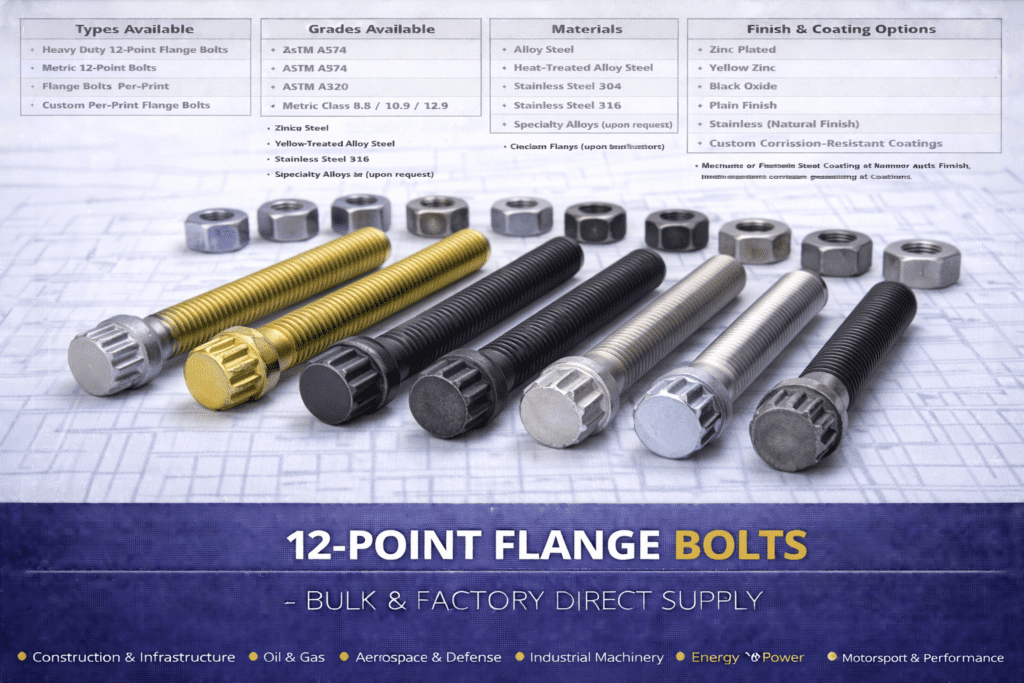 12 Point Flange Bulk Supply