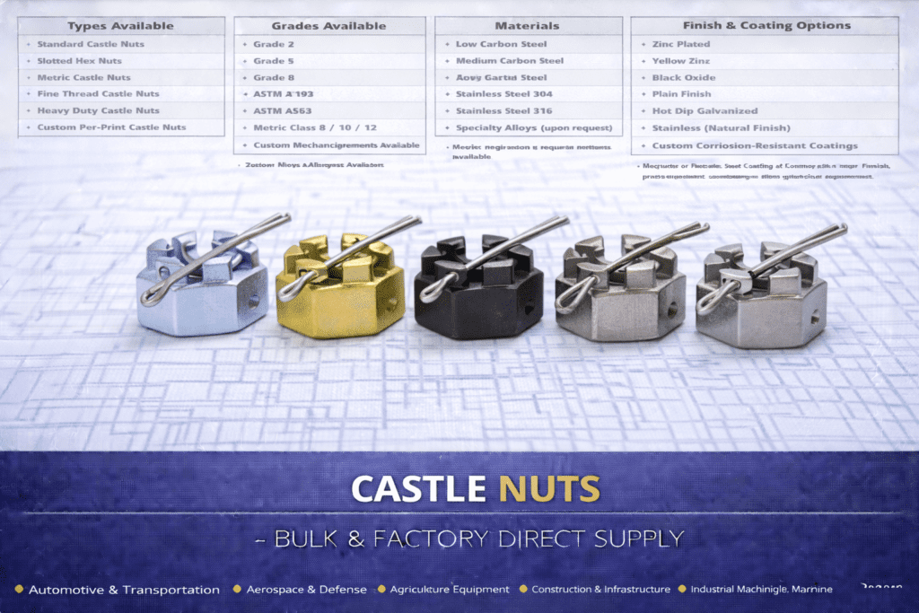 Castle Nuts Bulk Supply