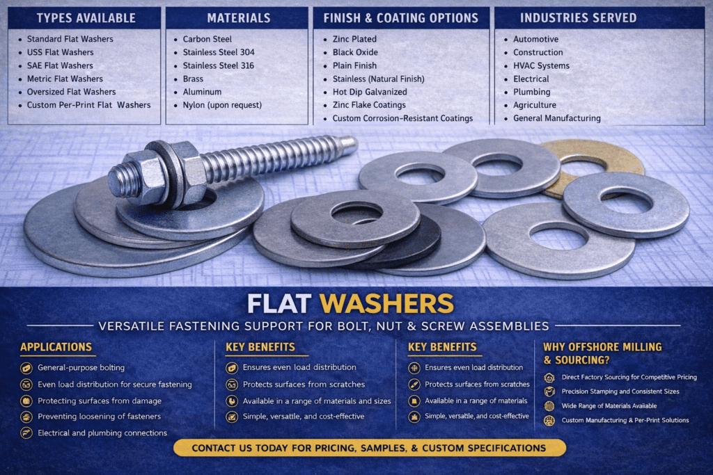 Flat Washer Bulk Supply