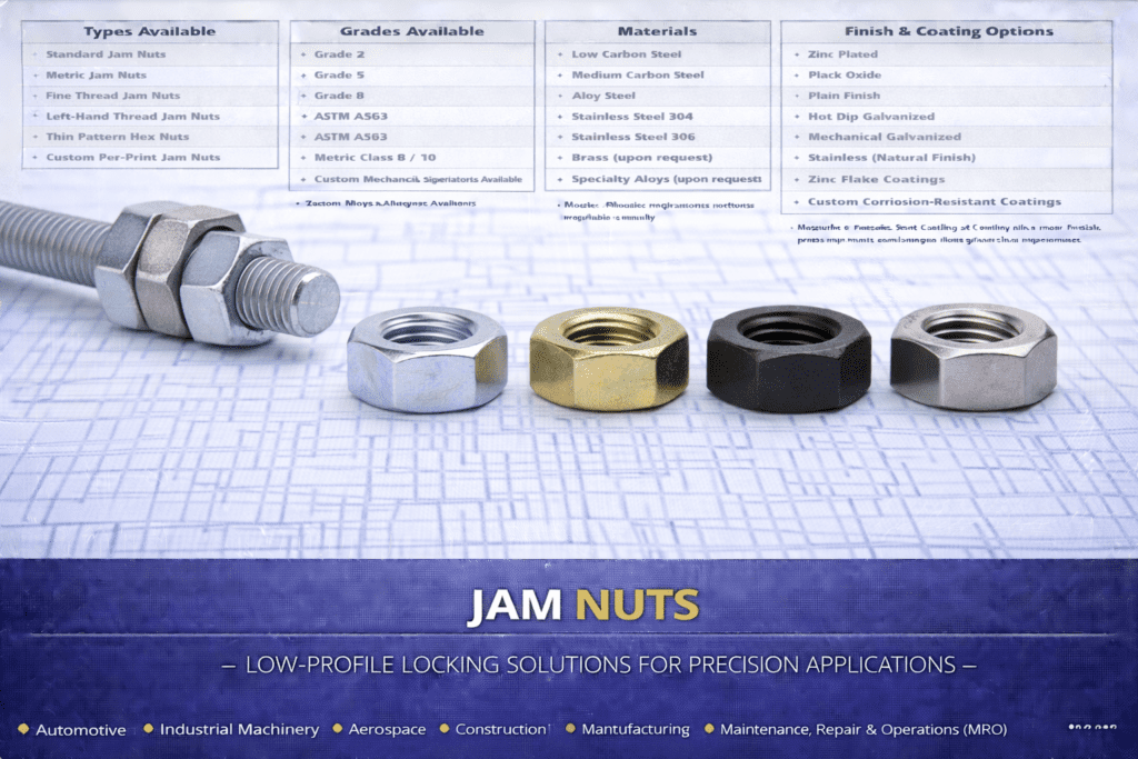 Jam Nuts Bulk Supply
