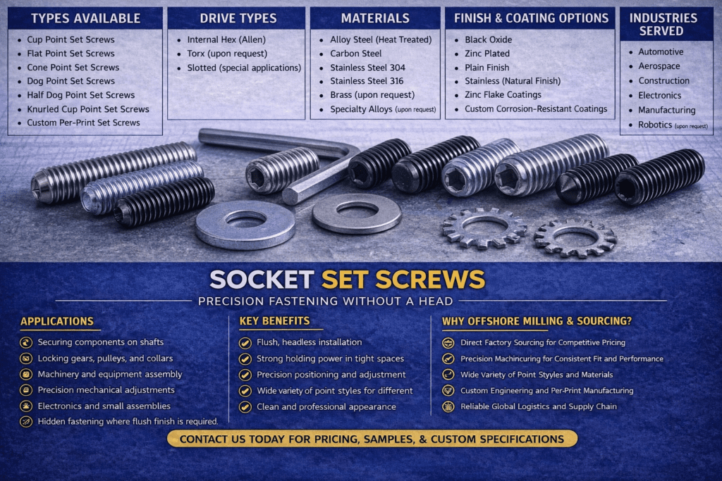 Socket Set Screws
