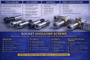 Socket Shoulder Screws Bulk Supply